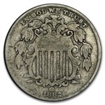1882 Shield Nickel VG