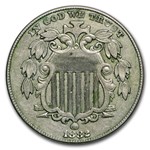 1882 Shield Nickel XF