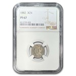 1882 Three Cent Nickel PF-67 NGC