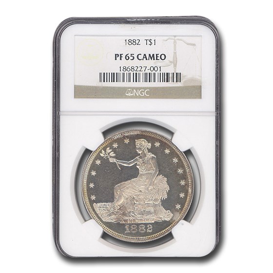 1882 Trade Dollar PF-65 Cameo NGC 1882 Trade Dollar PF-65 Cameo NGC