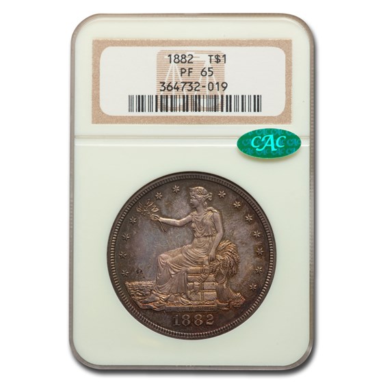 1882 Trade Dollar PF-65 NGC CAC 1882 Trade Dollar PF-65 NGC CAC