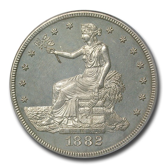 1882 Trade Dollar PR-63 PCGS 1882 Trade Dollar PR-63 PCGS
