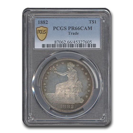 1882 Trade Dollar PR-66 Cameo PCGS 1882 Trade Dollar PR-66 Cameo PCGS