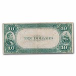 1882 Value Back $10.00 Tahlequah, OK F+ CH#5478