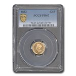1883 $1.00 Indian Head Gold PR-62 PCGS