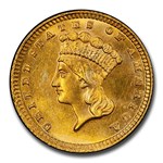 1883 $1 Indian Head Gold MS-64 PCGS