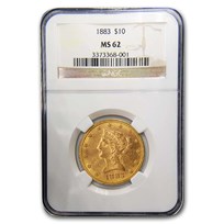 1883 $10 Liberty Gold Eagle MS-62 NGC