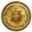 1883-1896 Switzerland Gold 20 Francs Helvetica BU