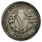 1883-1912 Liberty Head V Nickel Avg Circ
