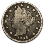 1883-1912 Liberty Head V Nickel Culls