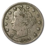 1883-1912 Liberty Head V Nickels VG/Fine