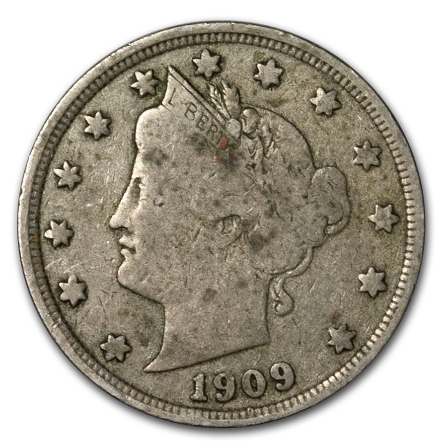 1883-1912 Liberty Head V Nickels VG/Fine