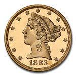1883 $5 Liberty Gold Half Eagle PR-66 DCAM PCGS