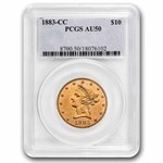 1883-CC $10 Liberty Gold Eagle AU-50 PCGS