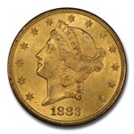 1883-CC $20 Liberty Gold Double Eagle MS-63 PCGS