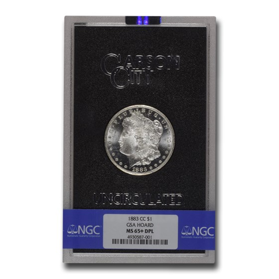 1883-CC Morgan Dollar DPL MS-65+ NGC (GSA) 1883-CC Morgan Dollar DPL MS-65+ NGC (GSA)