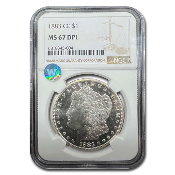 1883-CC Morgan Dollar DPL MS-67 NGC 1883-CC Morgan Dollar DPL MS-67 NGC