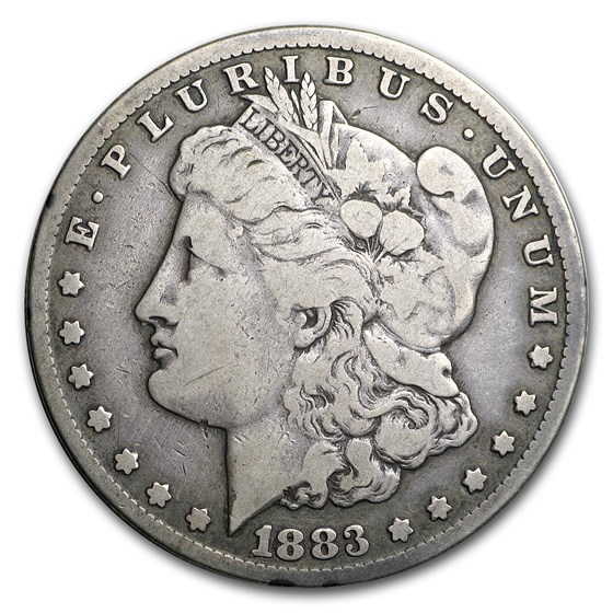 1883-CC Morgan Dollar Fine 1883-CC Morgan Dollar Fine