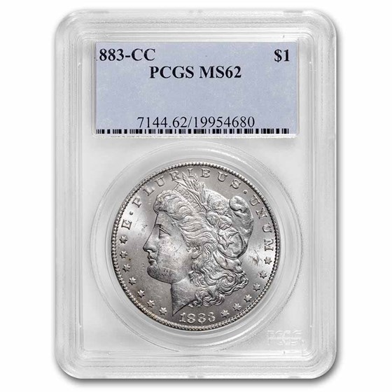 1883-CC Morgan Dollar MS-62 PCGS 1883-CC Morgan Dollar MS-62 PCGS