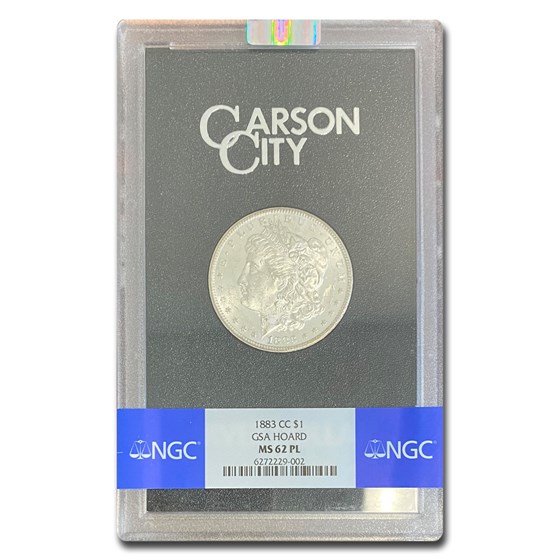 1883-CC Morgan Dollar MS-62 PL NGC (GSA) 1883-CC Morgan Dollar MS-62 PL NGC (GSA)