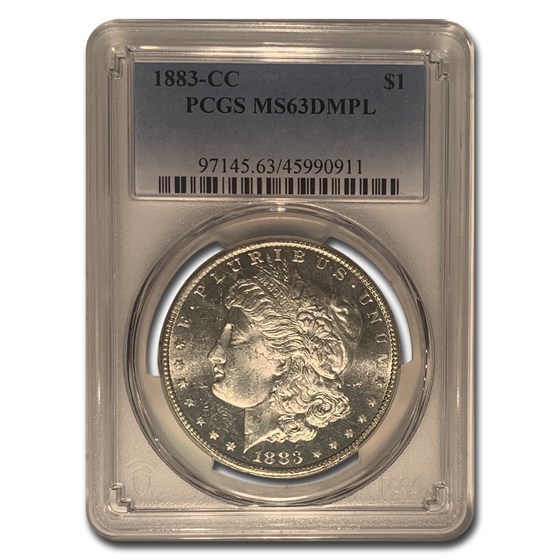 1883-CC Morgan Dollar MS-63 DMPL PCGS 1883-CC Morgan Dollar MS-63 DMPL PCGS