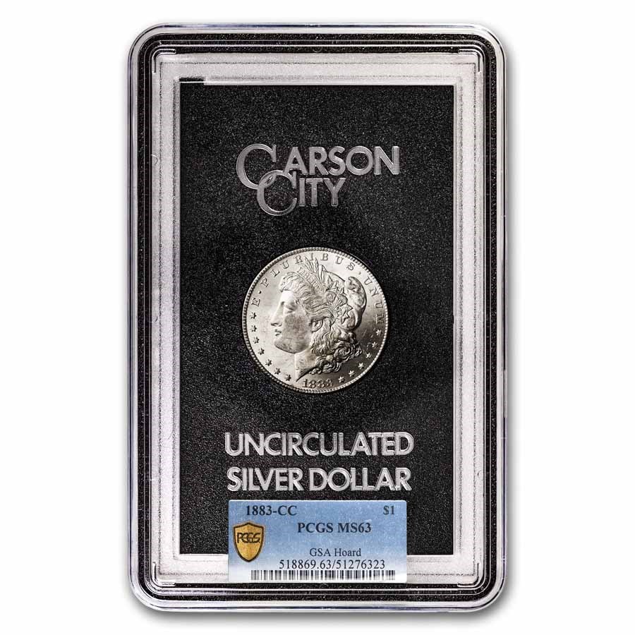 1883-CC Morgan Dollar MS-63 PCGS (GSA)