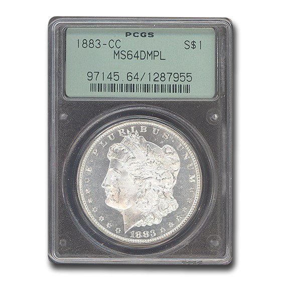 1883-CC Morgan Dollar MS-64 DMPL PCGS 1883-CC Morgan Dollar MS-64 DMPL PCGS