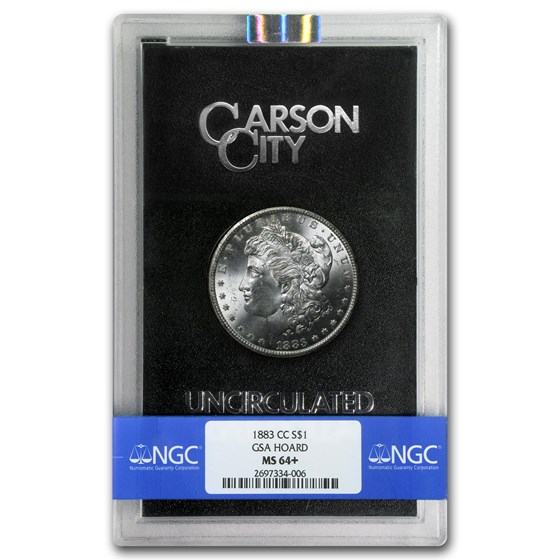 1883-CC Morgan Dollar MS-64+ NGC (GSA) 1883-CC Morgan Dollar MS-64+ NGC (GSA)