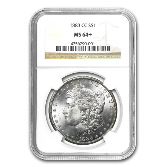 1883-CC Morgan Dollar MS-64+ NGC