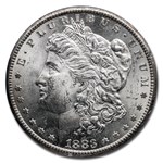 1883-CC Morgan Dollar MS-64 PCGS (Old Rattler Holder)