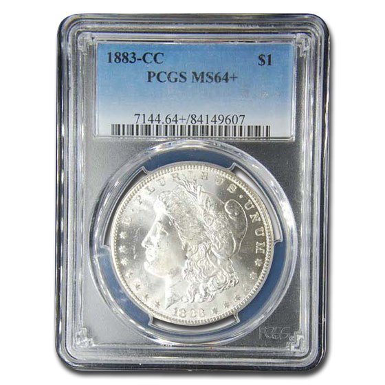 1883-CC Morgan Dollar MS-64+ PCGS 1883-CC Morgan Dollar MS-64+ PCGS