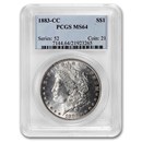 1883-CC Morgan Dollar MS-64 PCGS