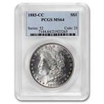 1883-CC Morgan Dollar MS-64 PCGS