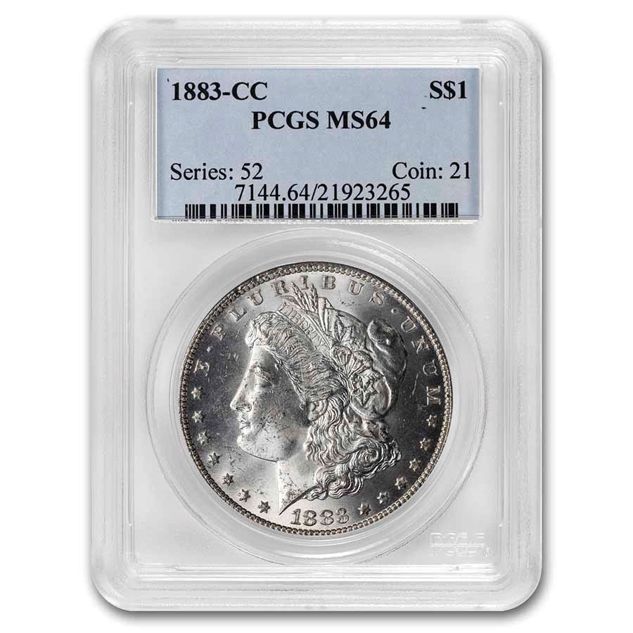 1883-CC Morgan Dollar MS-64 PCGS