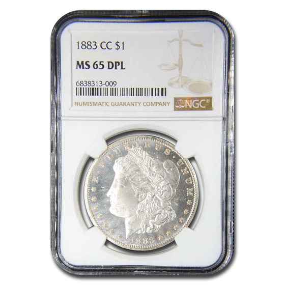 1883-CC Morgan Dollar MS-65 DPL NGC 1883-CC Morgan Dollar MS-65 DPL NGC