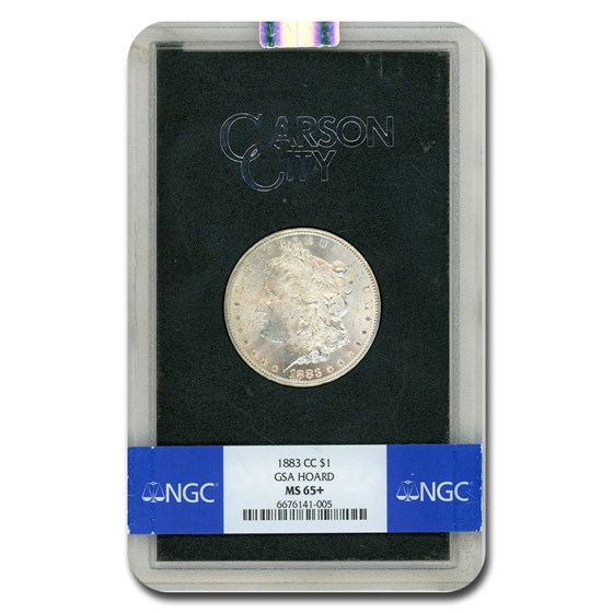 1883-CC Morgan Dollar MS-65+ NGC (GSA) 1883-CC Morgan Dollar MS-65+ NGC (GSA)