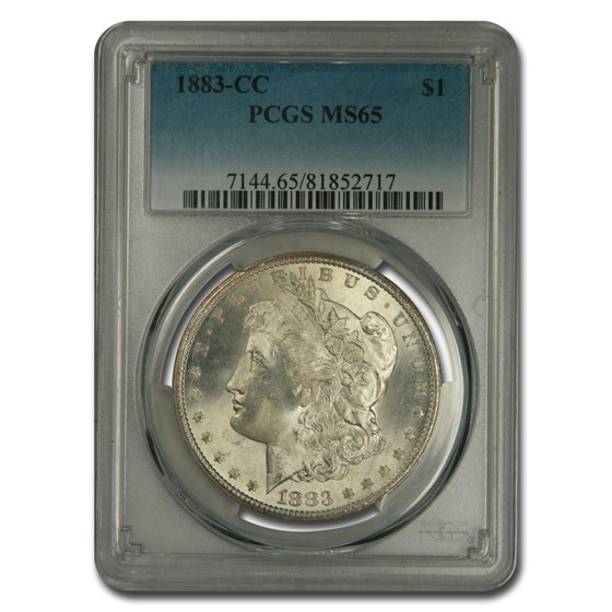 1883-CC Morgan Dollar MS-65 PCGS 1883-CC Morgan Dollar MS-65 PCGS