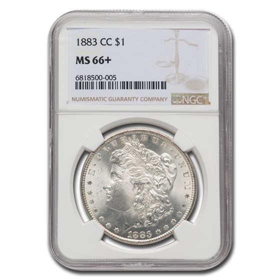 1883-CC Morgan Dollar MS-66+ NGC