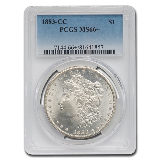 1883-CC Morgan Dollar MS-66+ PCGS 1883-CC Morgan Dollar MS-66+ PCGS