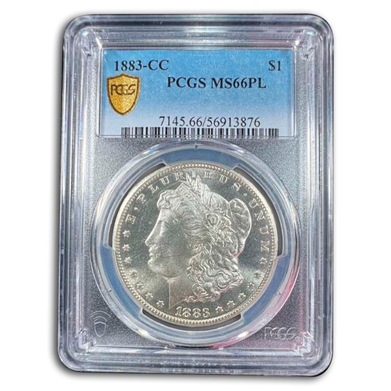 1883-CC Morgan Dollar MS-66 PL PCGS 1883-CC Morgan Dollar MS-66 PL PCGS