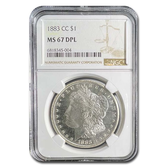 1883-CC Morgan Dollar MS-67 DPL NGC