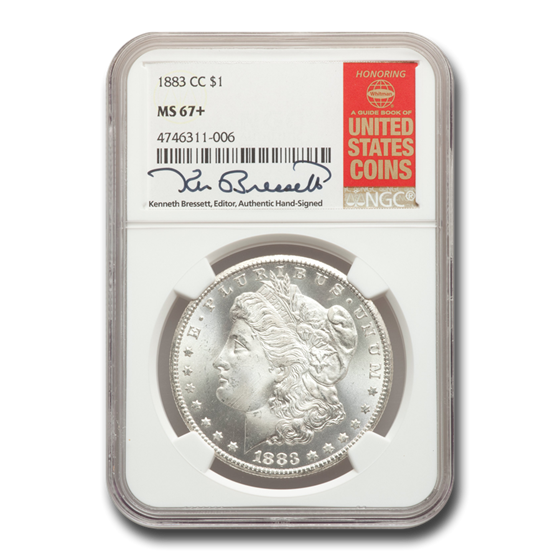 1883-CC Morgan Dollar MS-67+ NGC 1883-CC Morgan Dollar MS-67+ NGC