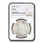 1883-CC Morgan Dollar MS-67 NGC