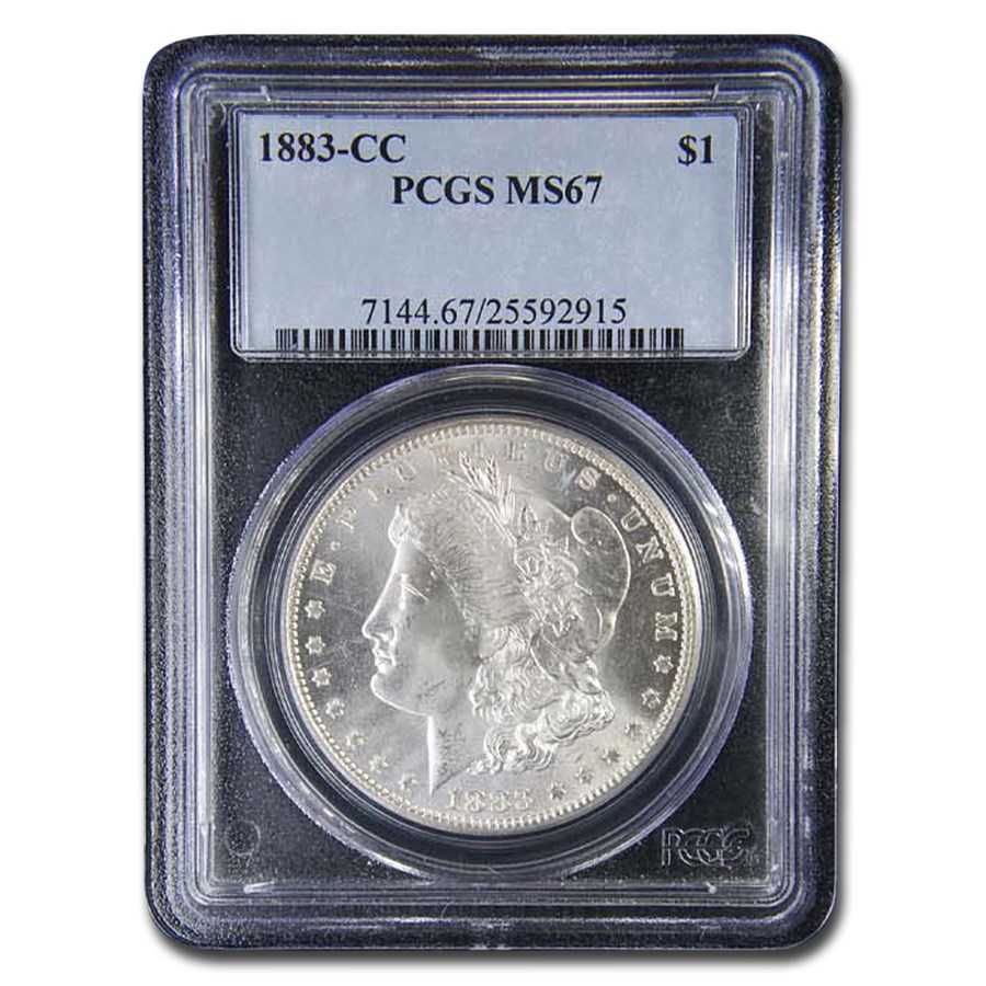 1883-CC Morgan Dollar MS-67 PCGS