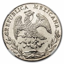 Buy 1883-Go BR Mexico Silver 8 Reales MS-63 NGC | APMEX