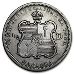 1883 Hawaii Half Dollar Kalakaua I VF