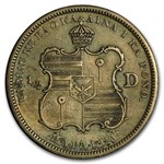 1883 Hawaii Half Dollar VF Details (Cleaned)
