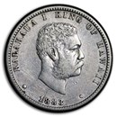 1883 Hawaii Quarter AU Details