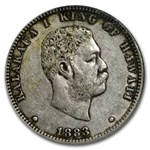 1883 Hawaii Quarter Kalakaua I XF-45 PCGS