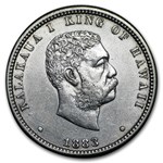 1883 Hawaii Quarter XF Details